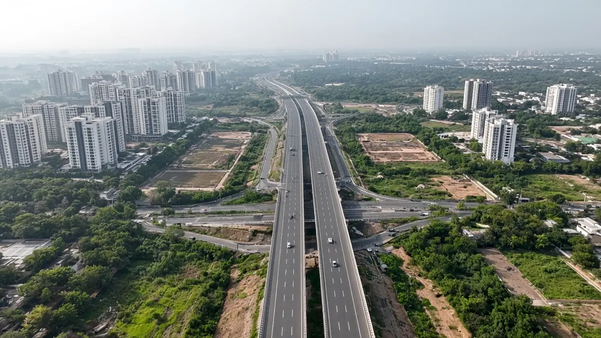 Open land and new roads near Devanahalli in north Bengaluru