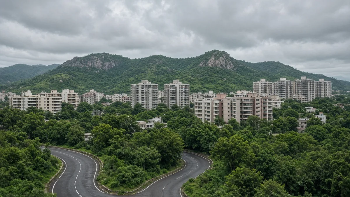 Kanakapura Road and Bannerghatta Road apartments in green hills