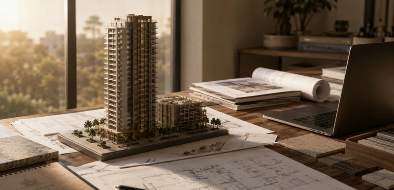Real estate developer track record, delivery credibility, and financial solvency assessment