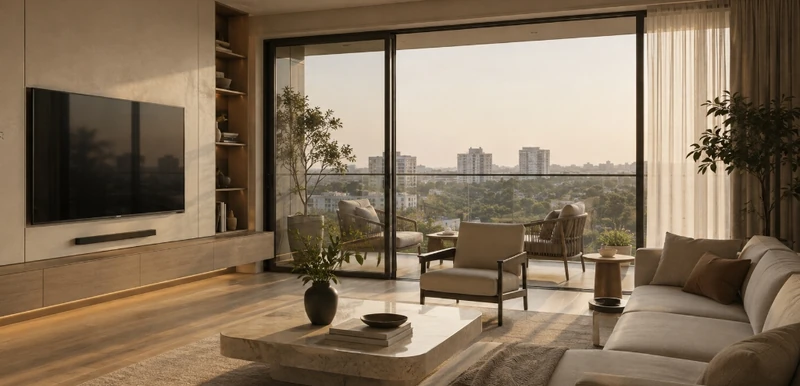 Residential property floor plan, carpet area efficiency, and legal title due diligence