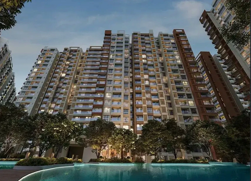 Pool & Tower Elevation View