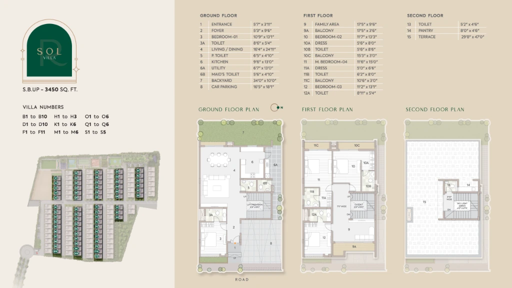 Riviera Uno Floor Plan Layout